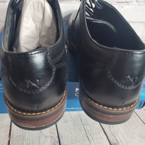 Nunn Bush Genuine Leather Comfort Gel Flex Point Oxfords main image 6